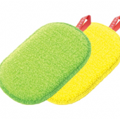日本-3010綠環保纖維素研磨洗碗棉